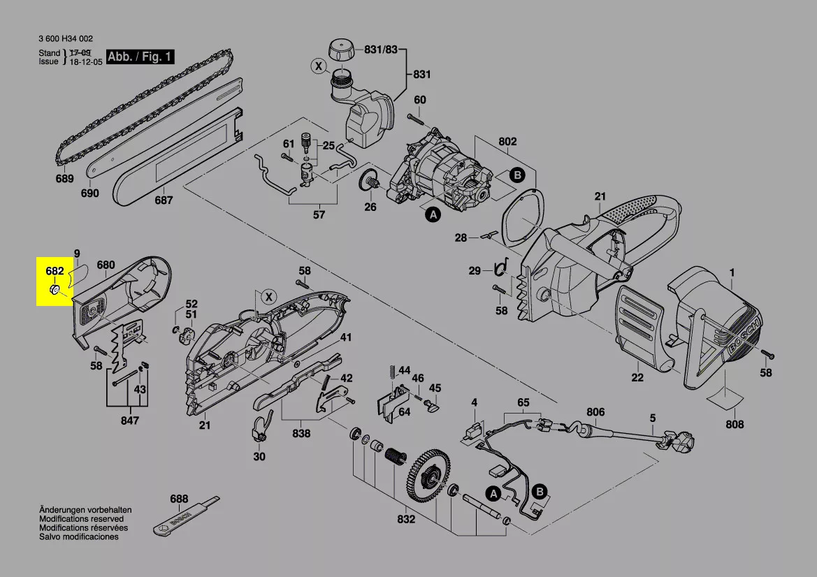 Ecrou réf. 2 609 001 307 Bosch